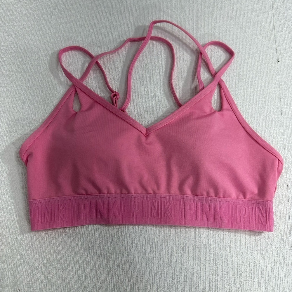 PINK Victoria's Secret pink active Sports Bra pink size S